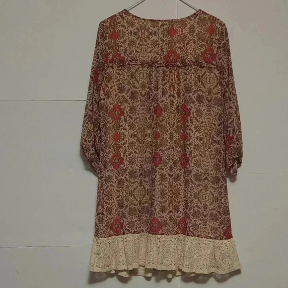 AUW Long Sleeve dress Multicolored size Small - Picture 8 of 8
